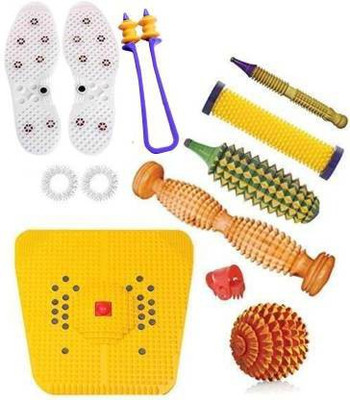 AcuHealth NDG04 2000 Acupressure Tools Kit Combo with Power Mat Massager Pyramidal cuts + Bio-Magnetic Power Foot Mat Pyramid-Therapy for Stress and Pain Relief Natural Care shoe shole with finger Massager(Multicolor) AcuHealth NDG04 2000 Acupressure Tools Kit Combo with Power Mat Massager Pyramidal cuts + Bio-Magnetic Power Foot Mat Pyramid-Therapy for Stress and Pain Relief Natural Care shoe shole with finger Massager(Multicolor)