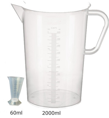 AAHKELS A-CUP-60-2000ML Measuring Cup(60 ml, 2000 ml)