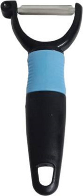 Bekner Royal Stainless Steel Sharp Blade Vegetable and Fruit Peeler Y Shaped Peeler(Blue, Black)