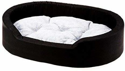 Little Smile Ultra Soft Ethinic Designer Bed for Dog and Cat Export Quality,Reversible Super Soft bed S Pet Bed(Black)