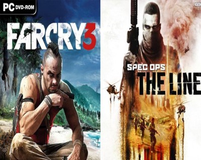 Farcry 3 and Spec Ops: The Line Top Two Action Game Combo (Offline Only) (Regular)(Action Adventure, for PC)