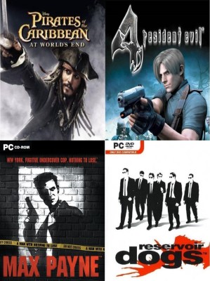 Poc, Resident Evil 4, Max Payne, Reservoir Dogs TOP 4 Game (Offline Only) (Regular)(Action Adventure, for PC)