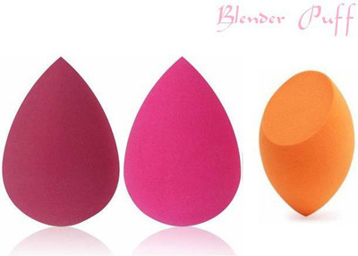 J & F Beauty Blender Powder Foundation Concealer Puff Sponge Pack of 3