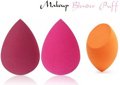 J & F Make Up Sponge Beauty Blender Puff Pack of 3