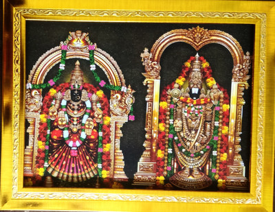 FRAMTASTIC Balaji Padmavathi Religious Frame