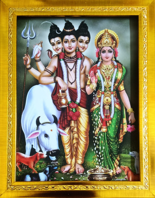 FRAMTASTIC Dattatreya Anaghadevi Religious Frame