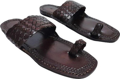 Kolhapuri Men Flats(Brown , 10)