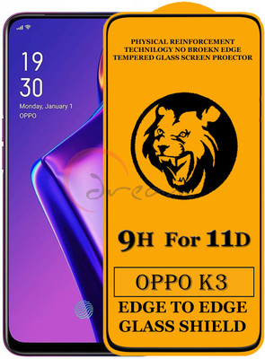 Dream Edge To Edge Tempered Glass for OPPO K3(Pack of 1)