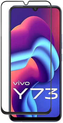 TESPARK Edge To Edge Tempered Glass for Vivo Y73(Pack of 1)