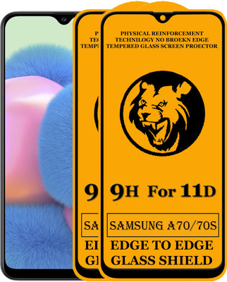 Dream Edge To Edge Tempered Glass for Samsung Galaxy A70(Pack of 2)