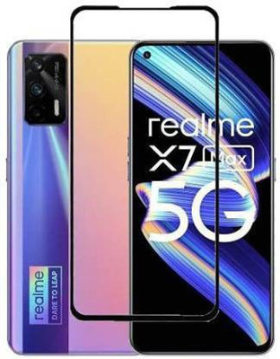 Caseline Edge To Edge Tempered Glass for Realme X7 Max(Pack of 1)