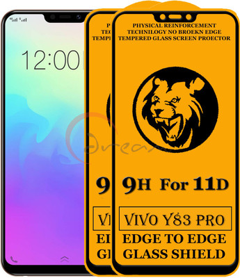 11D Edge To Edge Tempered Glass for Vivo Y83 Pro(Pack of 2)