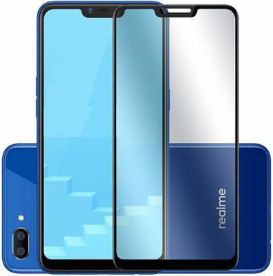 GORILLA PRO Edge To Edge Tempered Glass for Realme C1(Pack of 1)