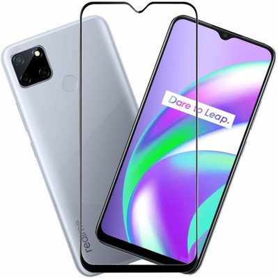 EITANSHA CREATION Edge To Edge Tempered Glass for Realme C12(Pack of 1)