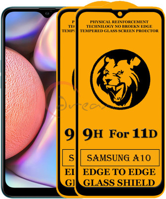 Dream Edge To Edge Tempered Glass for Samsung Galaxy A10(Pack of 2)