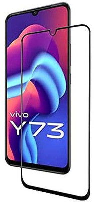 TESPARK Edge To Edge Tempered Glass for Vivo Y73(Pack of 1)