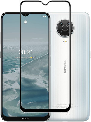 HOBBYTRONICS Edge To Edge Tempered Glass for Nokia G20 Smartphone(Pack of 1)