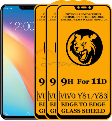 Dream Edge To Edge Tempered Glass for Vivo Y81(Pack of 3)