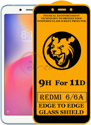 Dream Edge To Edge Tempered Glass for Mi Redmi 6A(Pack of 1)