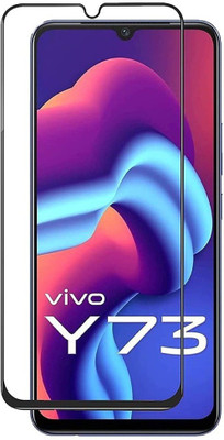 TESPARK Edge To Edge Tempered Glass for Vivo Y73(Pack of 1)