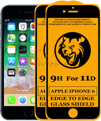 Dream Edge To Edge Tempered Glass for Apple iPhone 6(Pack of 2)