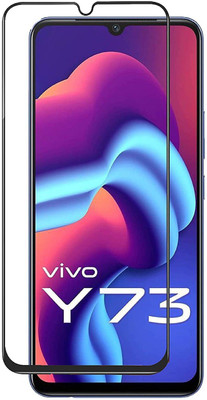 TESPARK Edge To Edge Tempered Glass for Vivo Y73(Pack of 1)