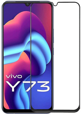 TESPARK Edge To Edge Tempered Glass for Vivo Y73(Pack of 1)