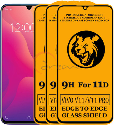 11D Edge To Edge Tempered Glass for Vivo V11 Pro(Pack of 2)