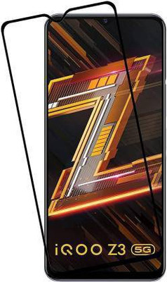 CASEHUNT Edge To Edge Tempered Glass for iQOO Z3 5G(Pack of 1)