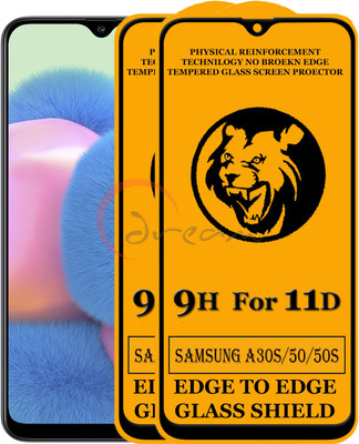 Dream Edge To Edge Tempered Glass for Samsung Galaxy A50s(Pack of 2)