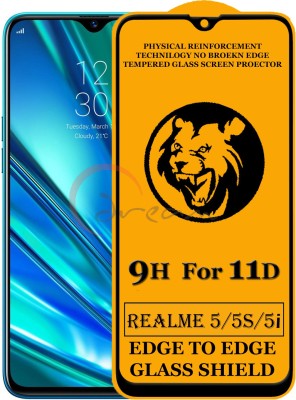 Dream Edge To Edge Tempered Glass for Realme 5(Pack of 1)