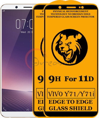 Dream Edge To Edge Tempered Glass for VIVO Y71(Pack of 2)