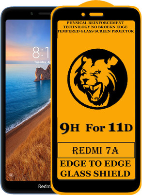 Dream Edge To Edge Tempered Glass for Redmi 7a(Pack of 1)