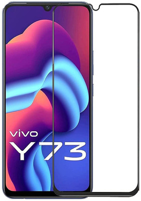 TESPARK Edge To Edge Tempered Glass for Vivo Y73(Pack of 1)