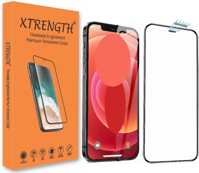 XTRENGTH Edge To Edge Tempered Glass for Apple iPhone 12(Pack of 1)