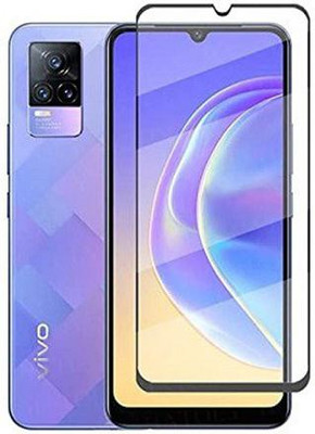 kmPPoWeR Edge To Edge Tempered Glass for Vivo V21 5G(Pack of 1)