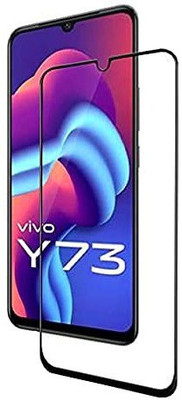 TESPARK Edge To Edge Tempered Glass for Vivo Y73(Pack of 1)