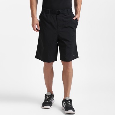 REEBOK Solid Men Black Gym Shorts