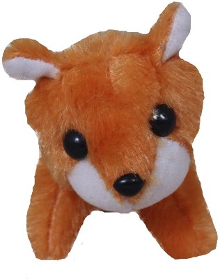 Tickles Dog Animal Soft Stuffed Plush Toy For Girls & Boys Kids Babies Birthday Gift Home Decoration  - 20 cm(Brown)