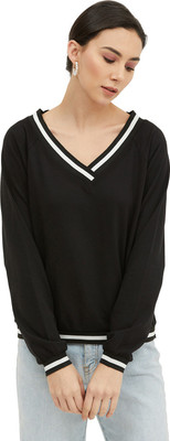 HARPA Full Sleeve Solid Women Sweatshirt