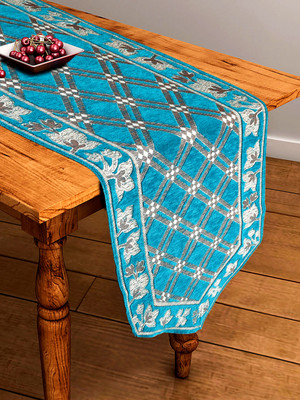 BELLA TRUE Blue 182 cm Table Runner(Polyester)