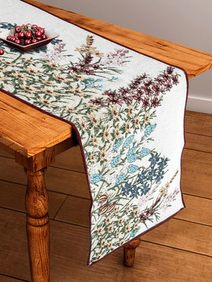 BELLA TRUE Multicolor 182 cm Table Runner(Cotton)