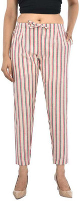 QuaClo Regular Fit Women Maroon Trousers