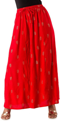 NOBHOB Regular Fit Women Red Trousers