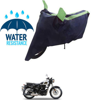 RONISH Waterproof Two Wheeler Cover for Benelli(Imperiale 400, Black, Green)