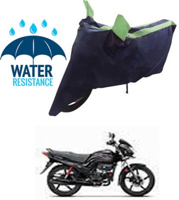 RONISH Waterproof Two Wheeler Cover for Hero(Passion Pro, Blue, Green)