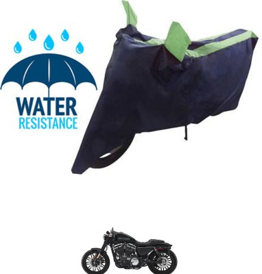 RONISH Waterproof Two Wheeler Cover for Indian(Roadster, Blue, Green)