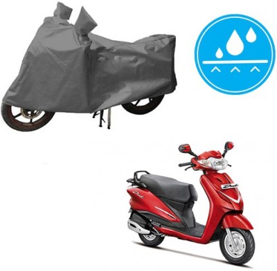 HYBRIDS COLLECTION Waterproof Two Wheeler Cover for Hero(Duet, Grey)