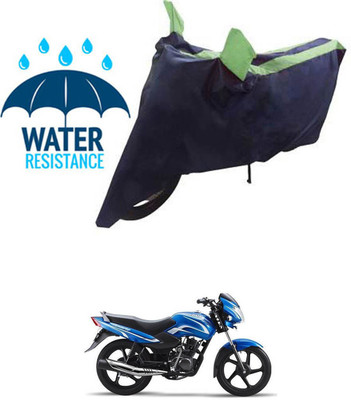 RONISH Waterproof Two Wheeler Cover for TVS(Star Sport, Black, Green)