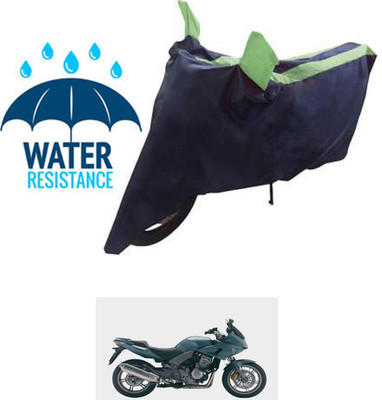 RONISH Waterproof Two Wheeler Cover for Honda(CBF 1000, Blue, Green)